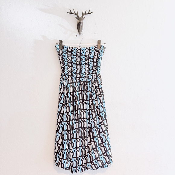 Plenty by Tracy Reese Dresses & Skirts - Plenty by Tracy Reece Women's Blue/Black/White Strapless Dress Size Small NWT